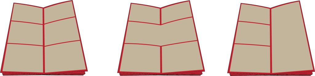 A diagram showing how mayan books were divided into tables to tell a story.